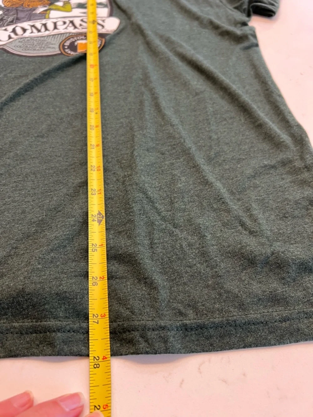 India Pale Ale Graphic Tee - Dark Green Size L/XL
